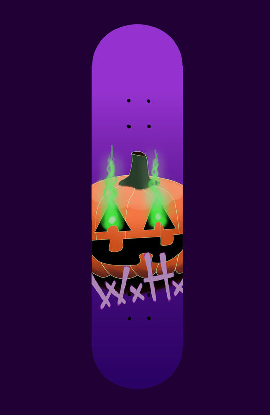 Pumpkin Skateboard Deck 8"